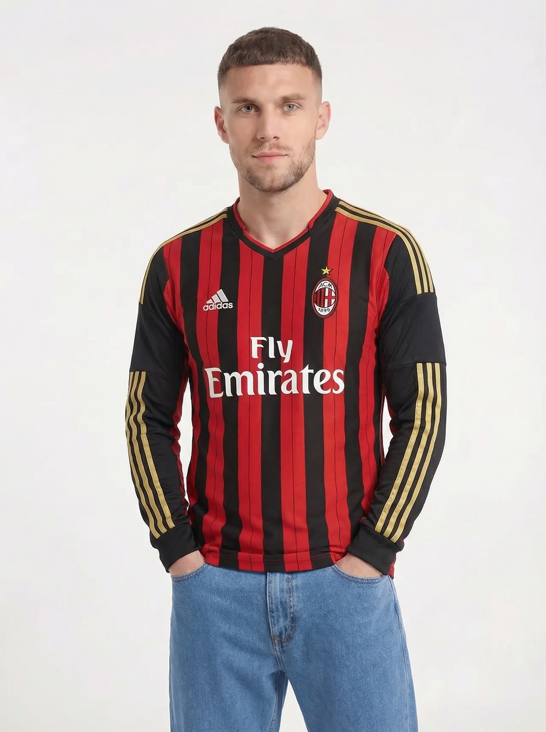 AC MILAN 2013-14 LONG SLEEVE CLASSIC SHIRT