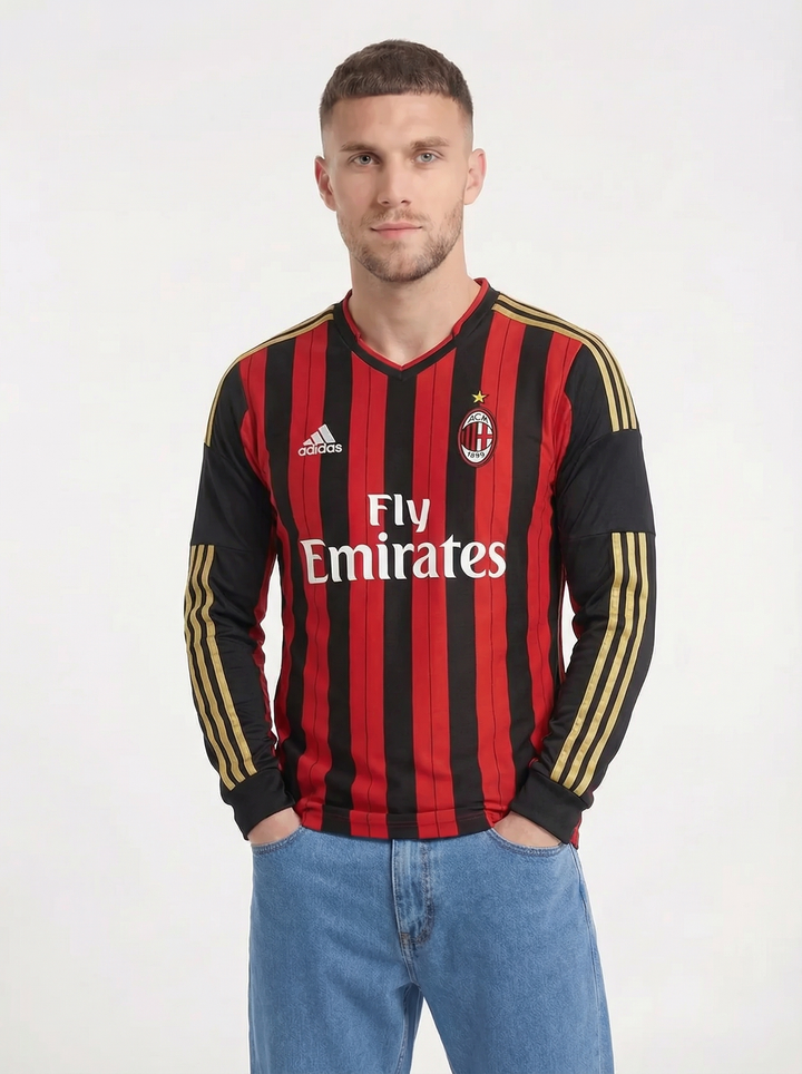 AC MILAN 2013-14 LONG SLEEVE CLASSIC SHIRT