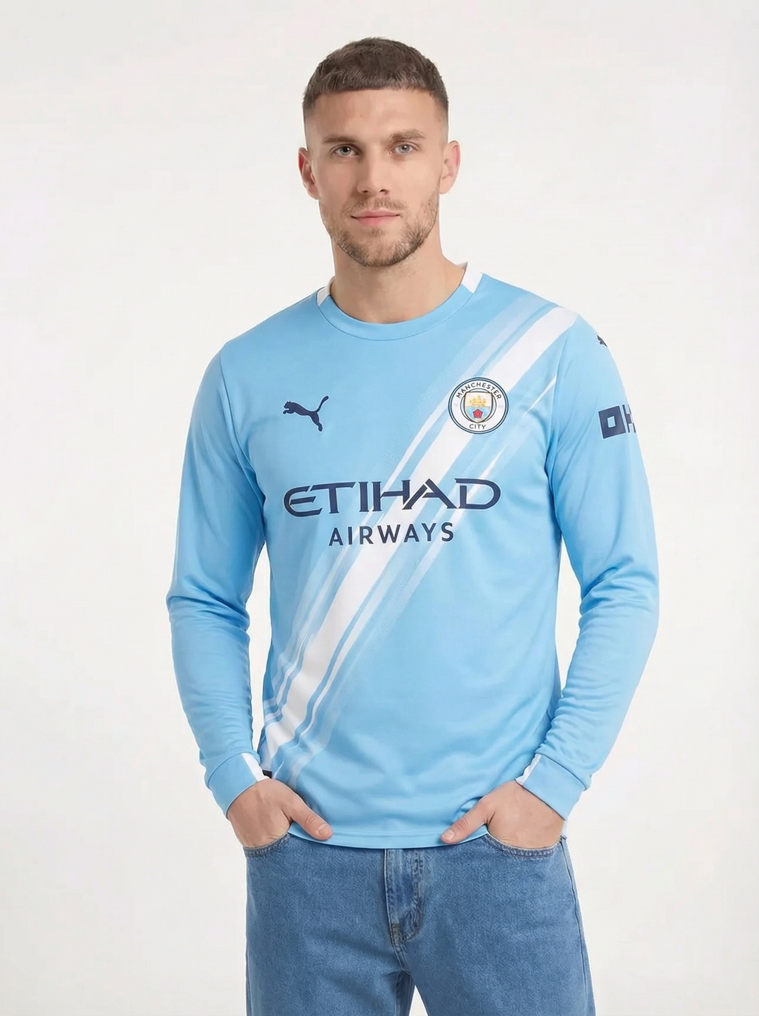 MANCHESTER CITY 2025/26 LONG SLEEVE HOME SHIRT