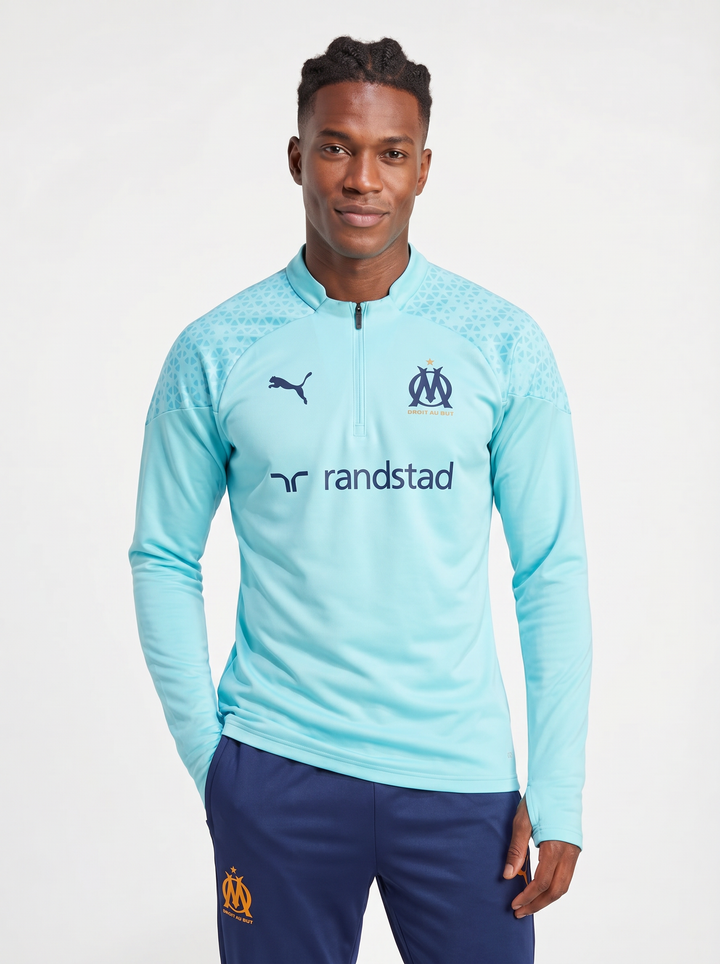 OLYMPIQUE DE MARSEILLE BLUE AND MINT TRACKSUIT