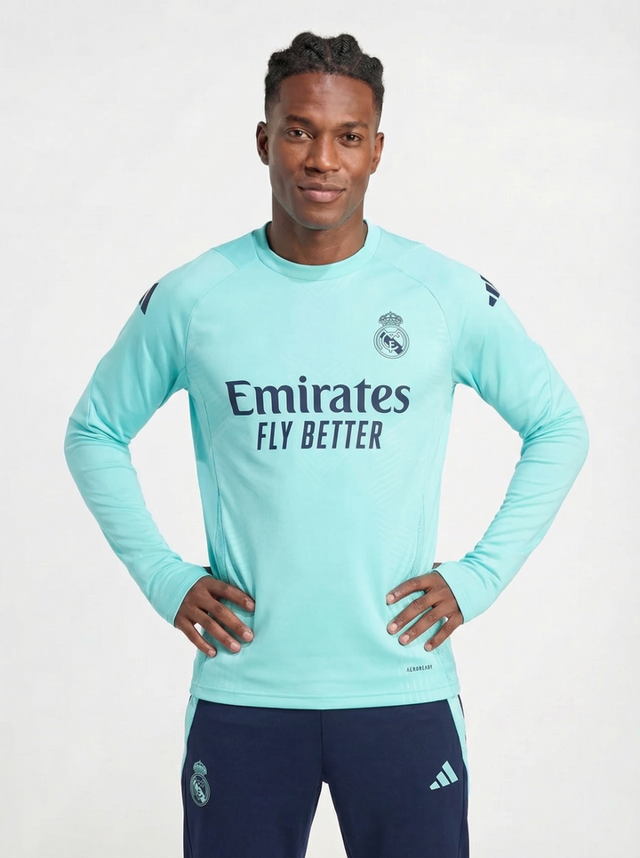 REAL MADRID DARK BLUE AND MINT TRACKSUIT